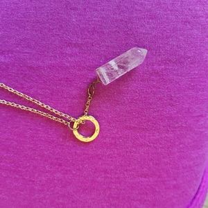 Costume crystal and gold necklace from Nordstroms